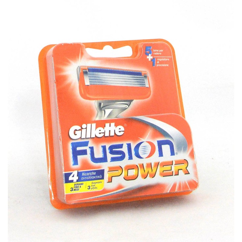 GILLETTE FUSION RIC/POWER X4